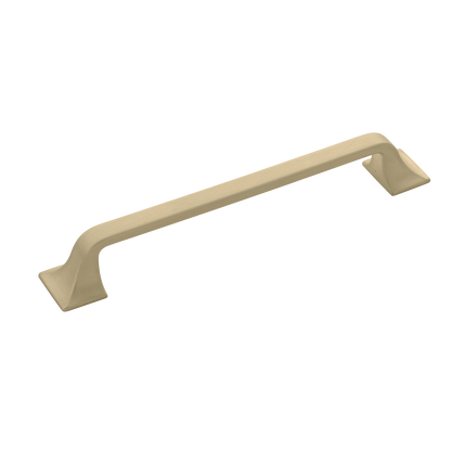 Facette Collection Knob 1-3/8 Inch Diameter Satin Brass Finish