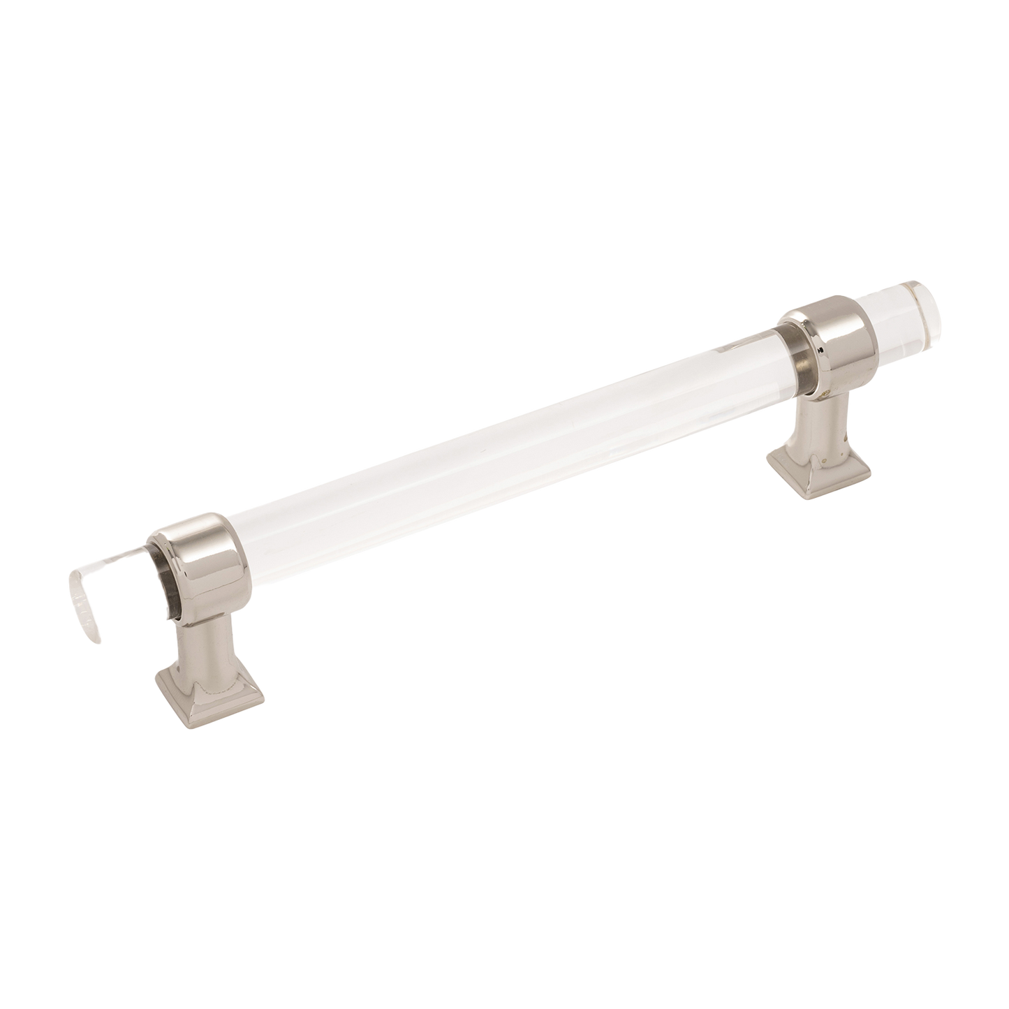 Facette Collection Knob 1-3/8 Inch Diameter Satin Brass Finish