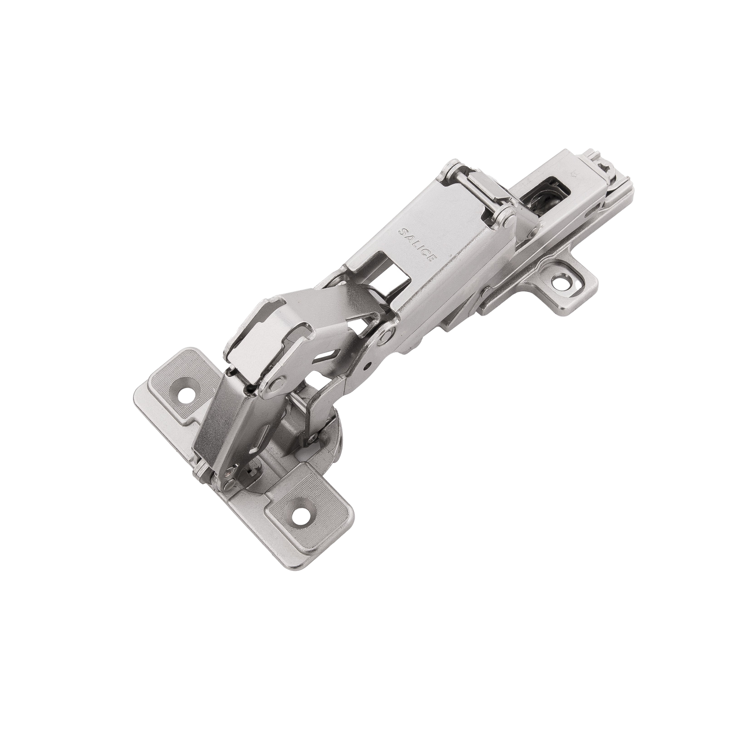 Facette Collection Knob 1-3/8 Inch Diameter Satin Brass Finish