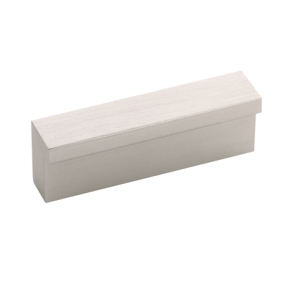 Facette Collection Knob 1-3/8 Inch Diameter Satin Brass Finish