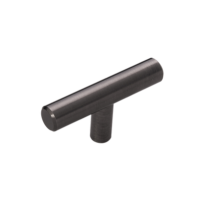 Facette Collection Knob 1-3/8 Inch Diameter Satin Brass Finish