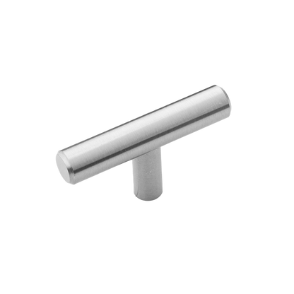 Facette Collection Knob 1-3/8 Inch Diameter Satin Brass Finish