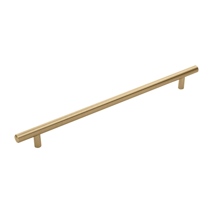 Facette Collection Knob 1-3/8 Inch Diameter Satin Brass Finish