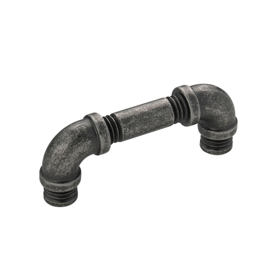 Facette Collection Knob 1-3/8 Inch Diameter Satin Brass Finish