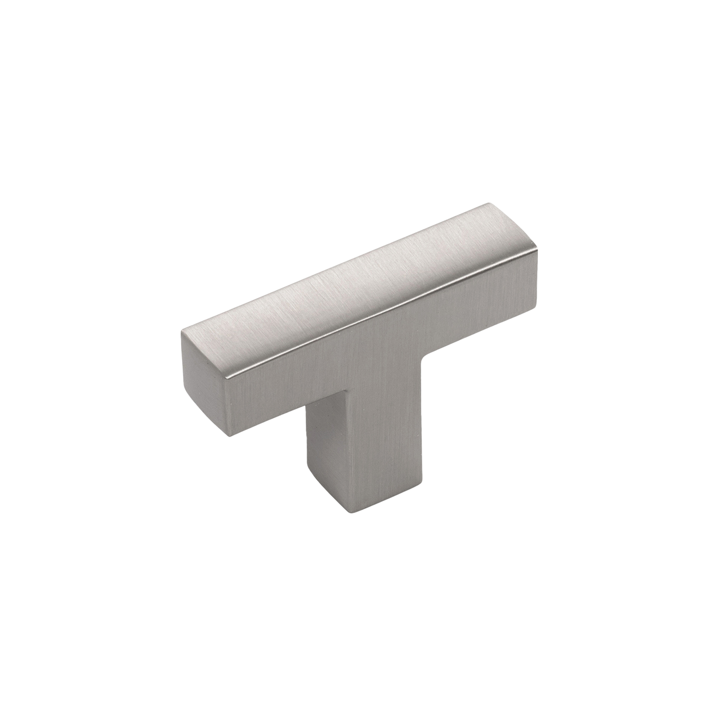 Facette Collection Knob 1-3/8 Inch Diameter Satin Brass Finish