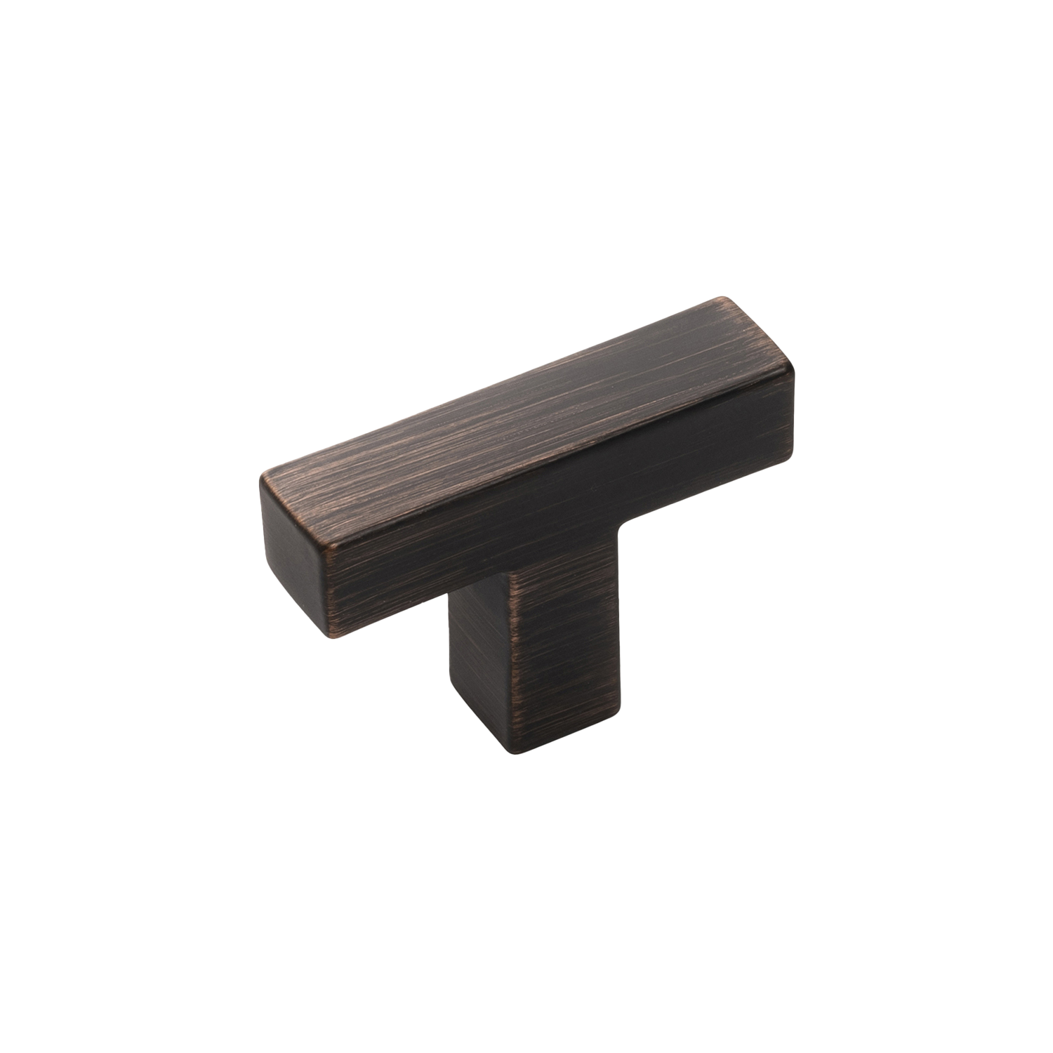 Facette Collection Knob 1-3/8 Inch Diameter Satin Brass Finish