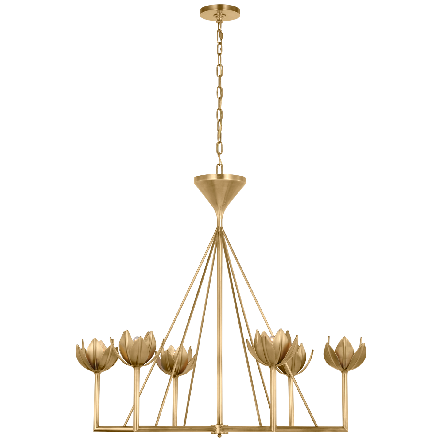 Alberto Large Low Ceiling Chandelier