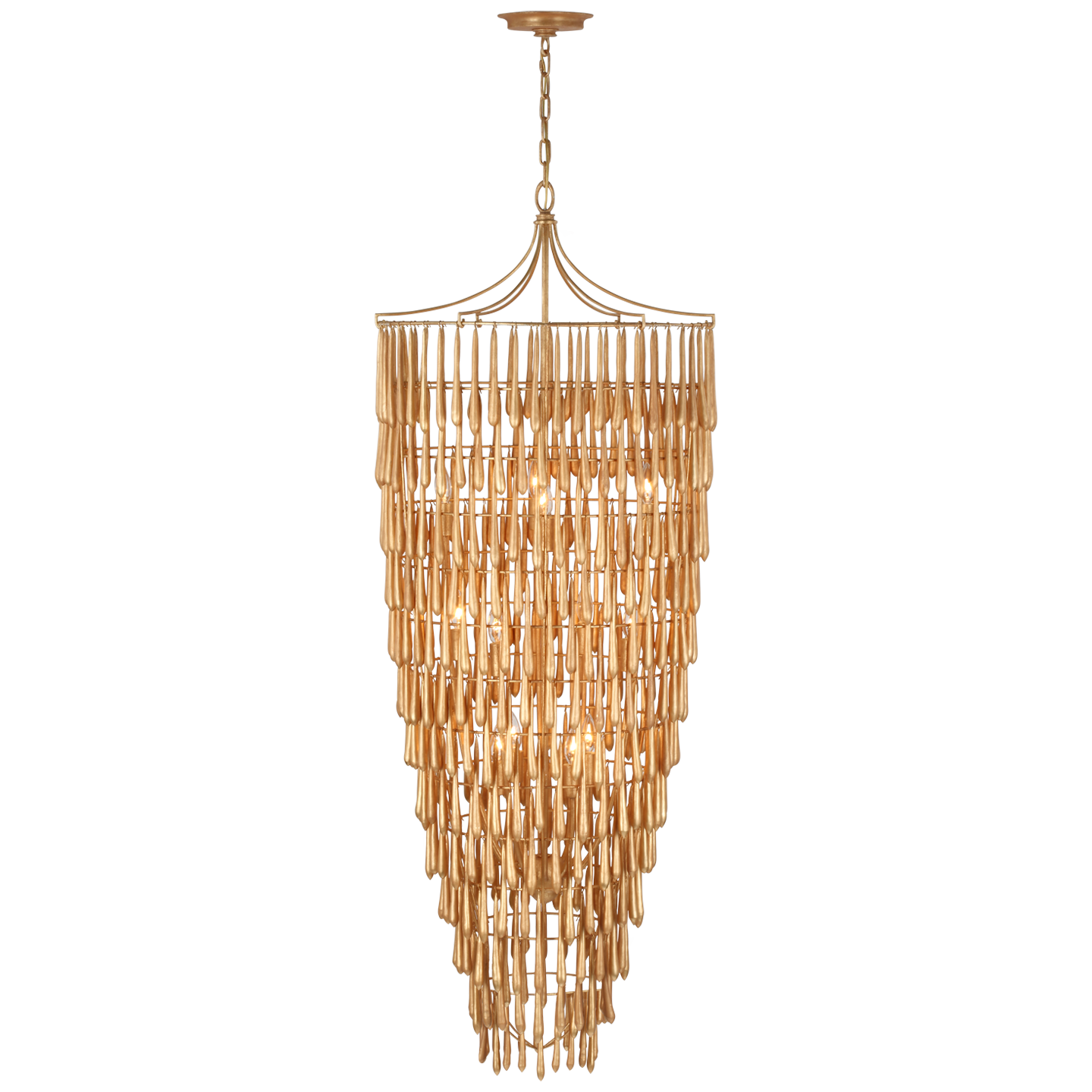Vacarro Tall Cascading Chandelier