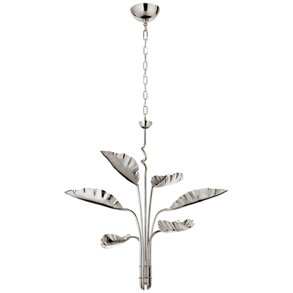 Dumaine Medium Pierced Leaf Chandelier