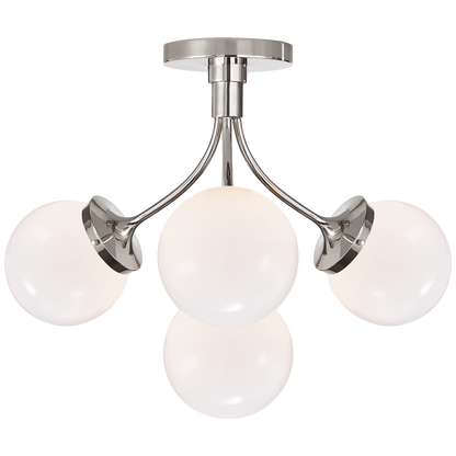 Prescott Medium Semi-Flush Mount