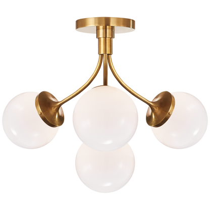 Prescott Medium Semi-Flush Mount