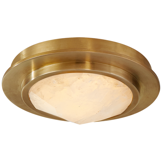 Halcyon 5" Solitaire Bezel Flush Mount