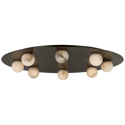 Pertica 30" Eight Light Flush Mount