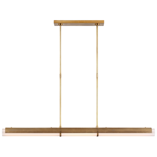 Precision Large Linear Chandelier