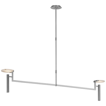 Melange Extra Large Floating Disc Linear Chandelier