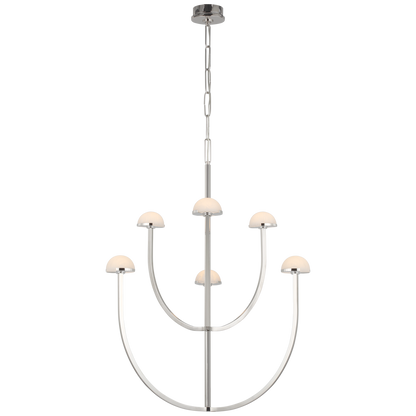 Grand lustre à deux niveaux Pedra