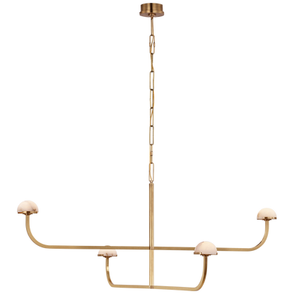 Lustre peu profond à deux niveaux Pedra