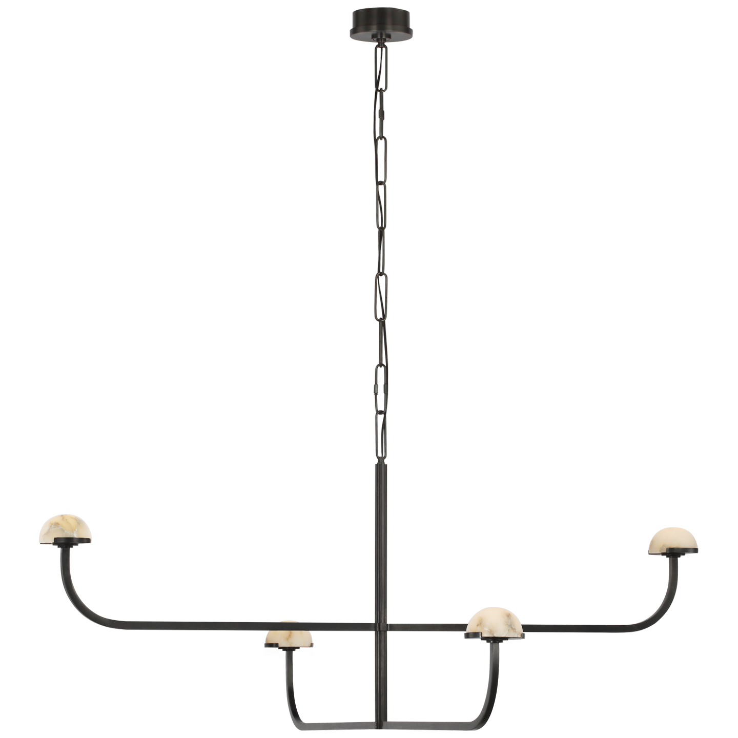 Lustre peu profond à deux niveaux Pedra