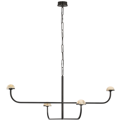 Lustre peu profond à deux niveaux Pedra