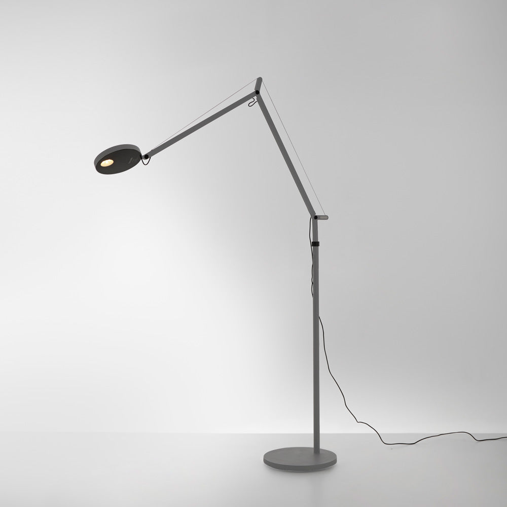 DEMETRA LED 9.2W 27K MP-MV GREY W/DIM W/FLOOR SUPPORT