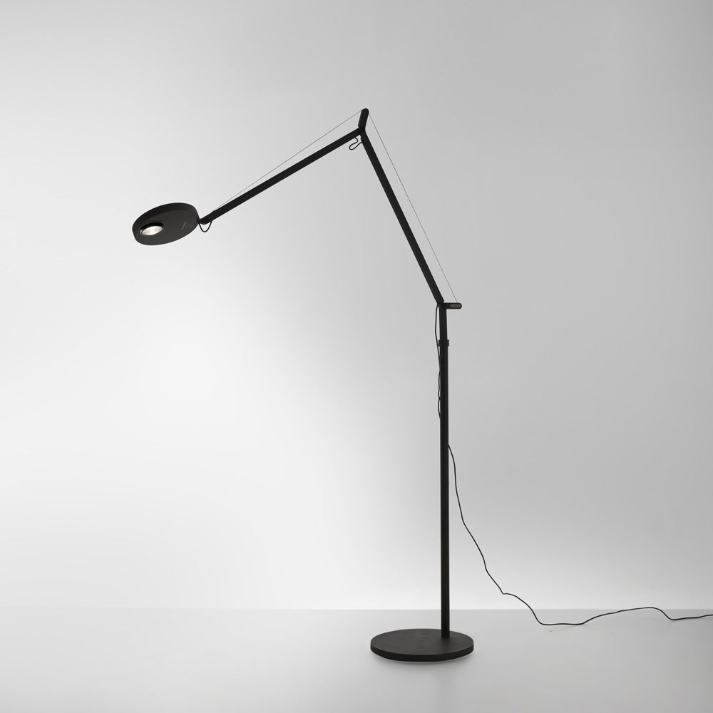DEMETRA PRO LED 12W 30K 90CRI MP-MV MATTE BLACK W/DIM W/FLOOR SUPPORT
