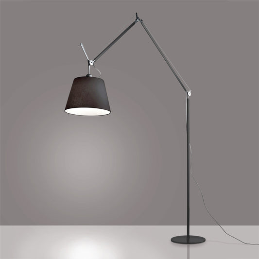 TOLOMEO MEGA FLOOR BLK W/17IN DIFF.BLACK LED 31W