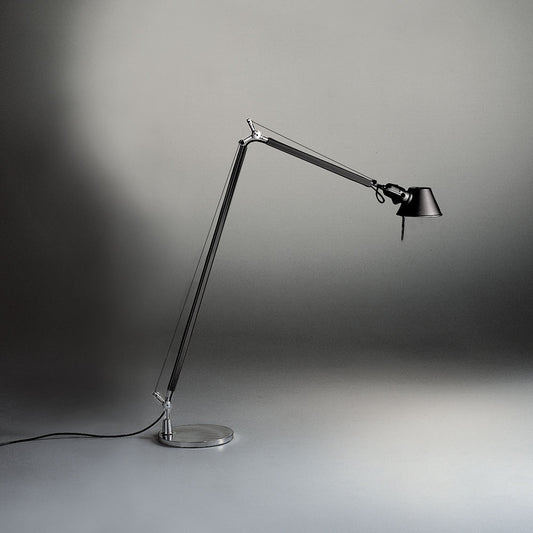 TOLOMEO READING MAX 100W E26 BLACK W/BASE ALUM