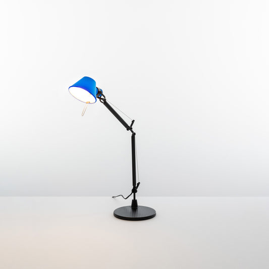 TOLOMEO MICRO MAX 60W E12 BLACK-BLUE W/BASE