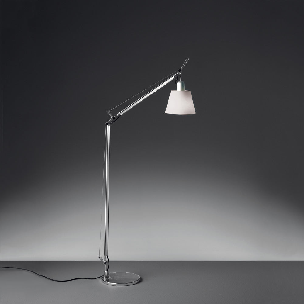 TOLOMEO READING W/SHADE MAX 75W E26 ALUM FIBER W/BASE