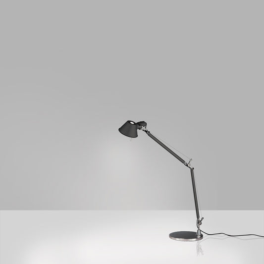 TOLOMEO MINI MAX 100W E26 BLACK W/BASE ALUM