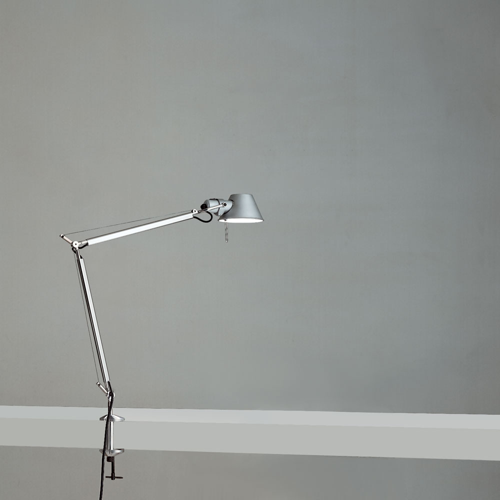 TOLOMEO MINI MAX 100W E26 ALUM W/CLAMP