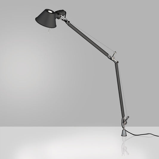 TOLOMEO CLASSIC MAX 100W E26 BLACK W/IN-SET PIVOT ALUM