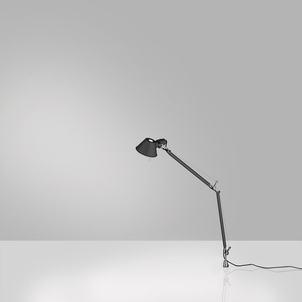 TOLOMEO MINI MAX 100W E26 BLACK W/IN-SET PIVOT ALUM