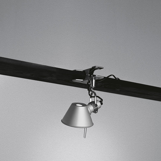 TOLOMEO MICRO CLIP SPOT LED 8W 3K MP-MV ALUM