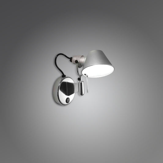 TOLOMEO MICRO WALL SPOT MAX 60W E12 ALUM W/SWITCH