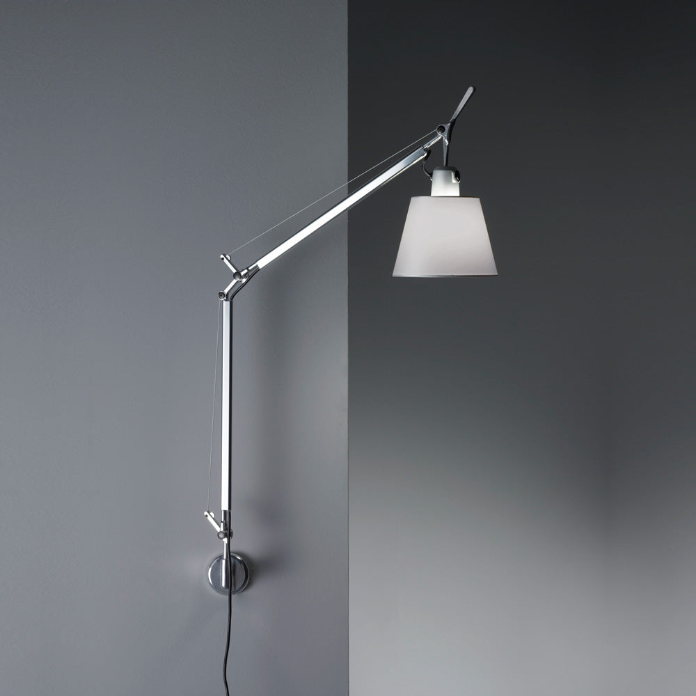 TOLOMEO W/SHADE(FIBER) MAX 75W E26 W/S BRACKET(ALU)