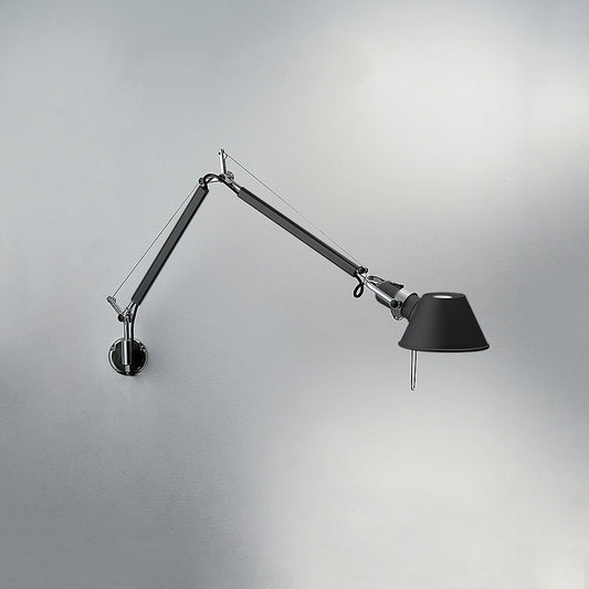 TOLOMEO MINI MAX 100W E26 BLACK W/J BRACKET(ALU)