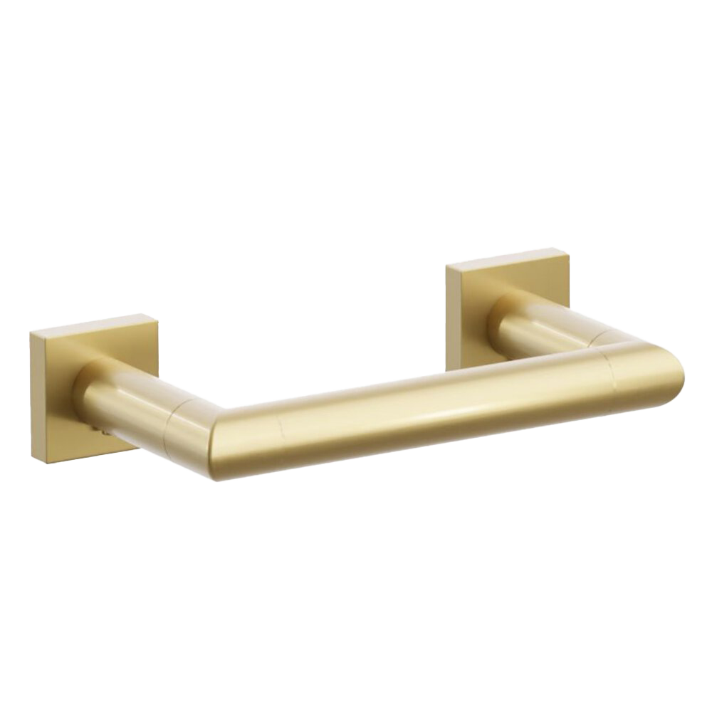 Modern Tubular Brass Paper Holder – Pivoting Double Post