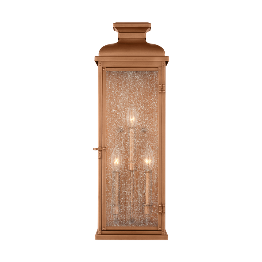 Grande lanterne murale à fronton