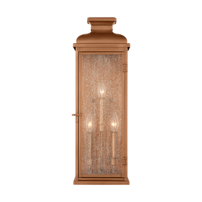 Grande lanterne murale à fronton