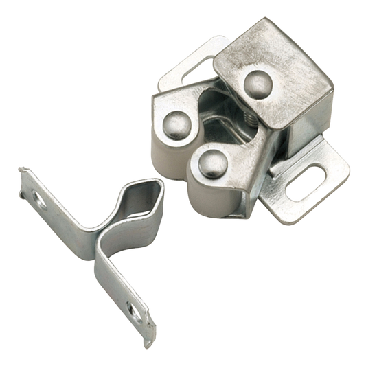 Facette Collection Knob 1-3/8 Inch Diameter Satin Brass Finish