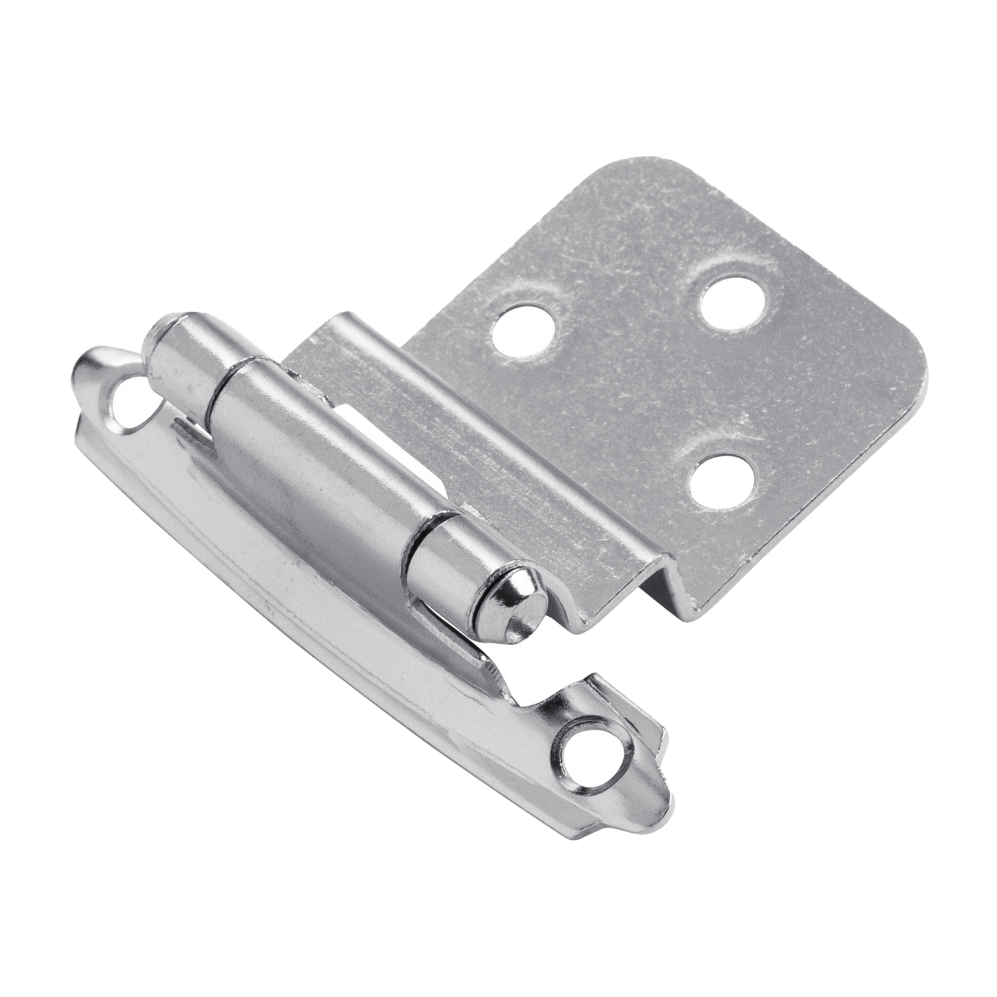 Facette Collection Knob 1-3/8 Inch Diameter Satin Brass Finish