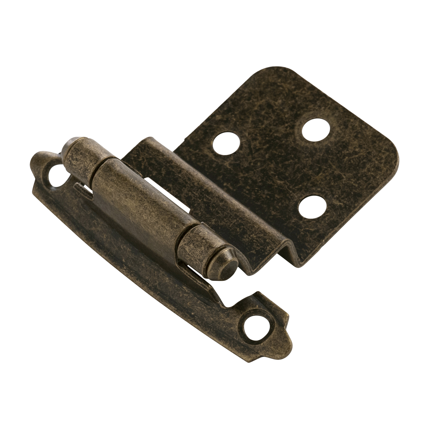 Facette Collection Knob 1-3/8 Inch Diameter Satin Brass Finish