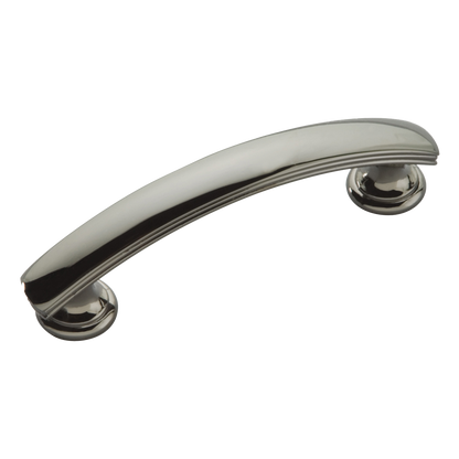 Facette Collection Knob 1-3/8 Inch Diameter Satin Brass Finish