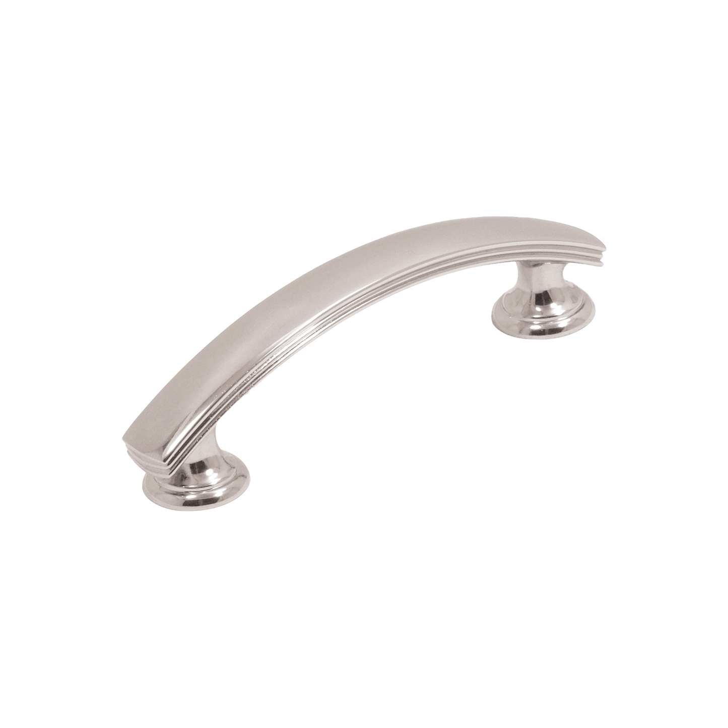 Facette Collection Knob 1-3/8 Inch Diameter Satin Brass Finish