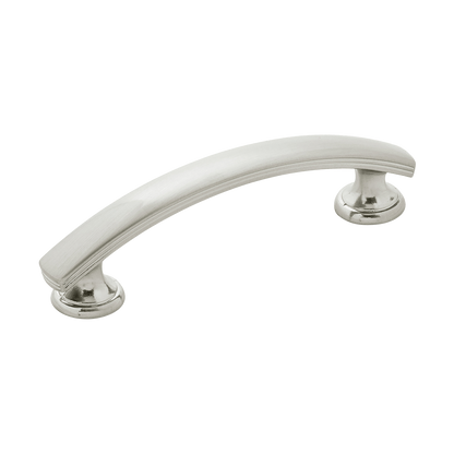 Facette Collection Knob 1-3/8 Inch Diameter Satin Brass Finish