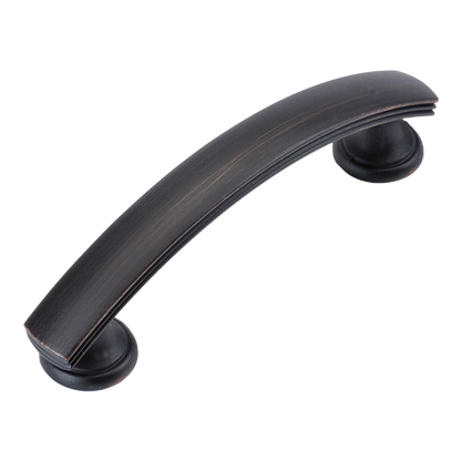 Facette Collection Knob 1-3/8 Inch Diameter Satin Brass Finish