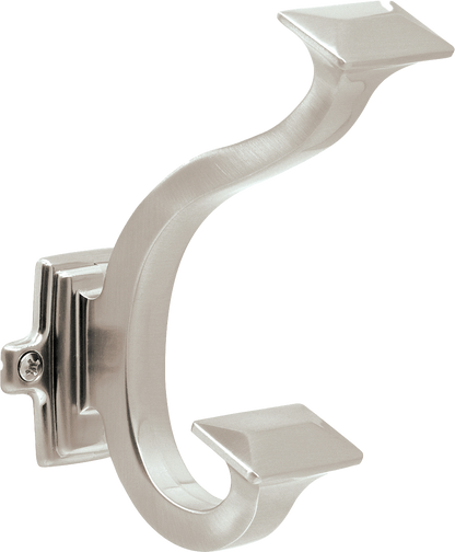 Facette Collection Knob 1-3/8 Inch Diameter Satin Brass Finish