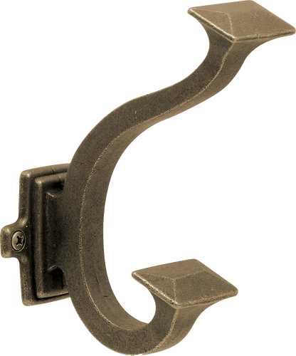 Facette Collection Knob 1-3/8 Inch Diameter Satin Brass Finish