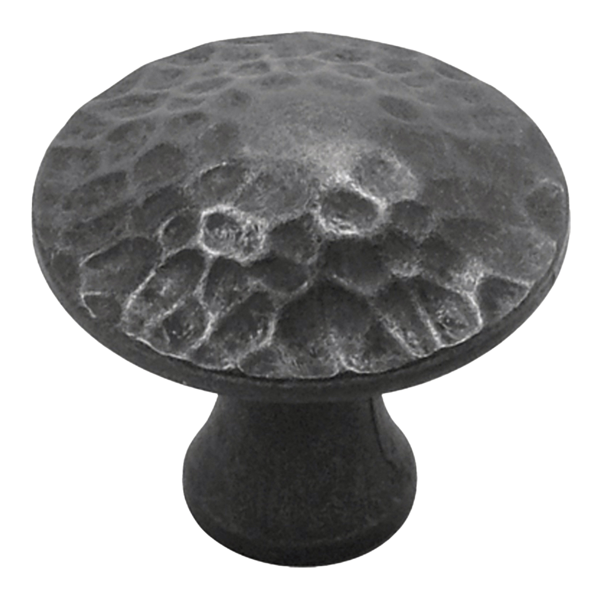 Facette Collection Knob 1-3/8 Inch Diameter Satin Brass Finish